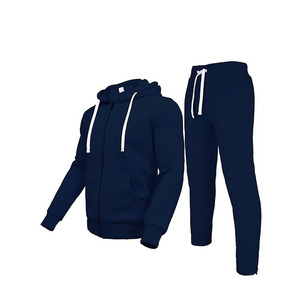Survêtement personnalisé pour homme, hiver, sport, coupe slim, chaud, épais, vêtements de sport à capuche, ensemble deux pièces, course à pied, fitness - Product Image 6