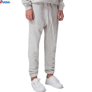 Men's Straight Canvas Heavyweight Fleece-Lined Jogger Sweatpants Solid Color Loose Fit Casual Gym <b>Trousers</b> - Product Image 1