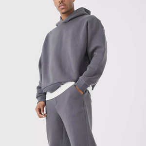 Conjunto de Chándal Personalizado para Hombre, Oversize, con Estampado Acid Wash, Sudadera Holgada con Capucha y Pantalones Jogger, Estilo Urbano Holgado, Ropa Deportiva Casual - Product Image 3