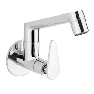 ก๊อกน้ำทองเหลืองชุบโครเมียมติดผนังสำหรับอ่างล้างจาน ก๊อกน้ำเครื่องซักผ้า ก๊อกน้ำร้อนน้ำเย็น ก๊อกผสมอ่างล้างหน้าในห้องน้ำ วาล์วบิบค็อก - Product Image 3