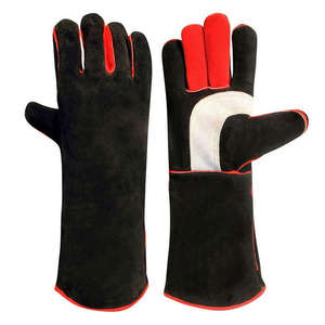 Gants de soudage personnalisables à paume renforcée avec coutures renforcées, robustes, avec protection anti-feu pour les doigts et la paume, pour soudeurs - Product Image 6