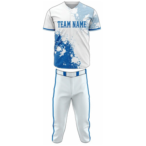 Nouvel arrivage : uniforme de baseball sportif en vente, 100 % polyester, manches courtes, meilleure qualité, respirant. - Product Image 2