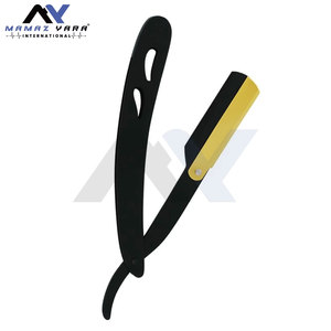 Professional Barber Straight Razor with Replaceable Blade & <b>Swing</b> Lock Stainless Steel Handle Custom Color Shaving Razor OEM - Product Image 5