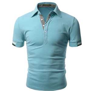 เสื้อโปโลแขนสั้นผู้ชาย สีพื้น ผ้าถัก ปิดกระดุม สีแดงเลือดหมู แห้งเร็ว ต้านเชื้อแบคทีเรีย ระบายอากาศได้ดี - Product Image 3