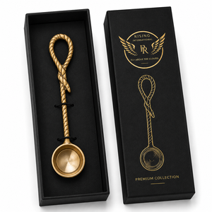 Cuchara Dorada con Diseño Floral, Cuchara de Acero Inoxidable Premium para Café y Té, Caja de Regalo de Lujo, Cubertería Elegante - Product Image 6