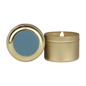 Golden Wax Filled Tin Candle Jars From Indian Manufacturer and Exporter - Product Image 4