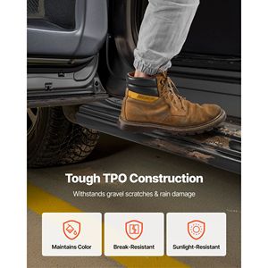 Juego de 4 Protectores de Panel Lateral para Chevrolet Silverado 1500 Cabina Extendida 2014-2018, Repuesto Compatible para Carrocería de Camioneta Trail Ar - Product Image 4