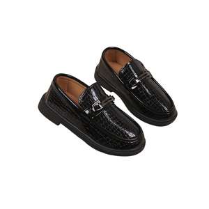 Chaussures pour bébé en cuir unisexe à bout rond en cuir véritable souple Fabricant OEM en gros - Product Image 4