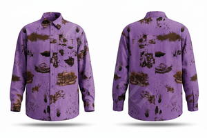 Chemise décontractée d'été respirante et légère, design imprimé personnalisé, chemise sur mesure avec logo personnalisé pour hommes - Product Image 3