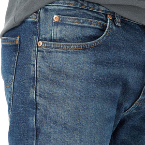 Jean droit élégant pour homme 2025 – Pantalon en denim respirant à imprimé tendance, coupe ajustée, style streetwear, délavé, extensible, OEM - Product Image 4
