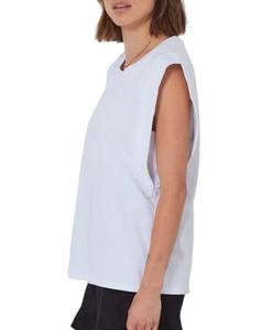 Camisetas de Mujer sin Mangas, Cuello Redondo, Tejidas a Mano, 100% Algodón, Secado Rápido, Casuales, Ligeras y Lisas - Product Image 1