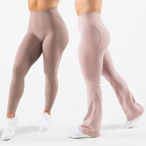 High Waist Seamless Knitted Full <b>Length</b> Women's Sport <b>Leggings</b> Black Stretch Yoga Pants - Product Image 6