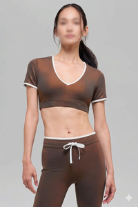 Conjunto Deportivo Ligero para Mujer, Leggings Transpirables y Sujetador Deportivo, Ropa Deportiva Elástica para Gimnasio - Product Image 5