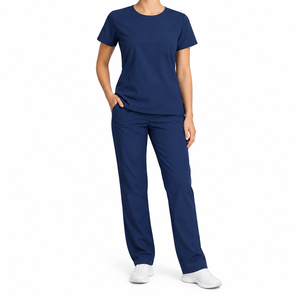 Offre Spéciale Nouveaux Modèles Uniformes Médicaux d'Infirmière avec Poches Vente en Gros Fournisseur d'Usine Uniformes d'Hôpital Service OEM - Product Image 6