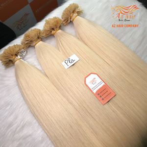 Haute qualité 100% vietnamien Extensions de cheveux usine en gros 613 # Pla couleur kératine pointe plate 26 pouces - Product Image 4