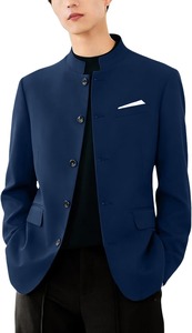 Veste traditionnelle bavaroise pour homme, style alpin classique, col montant allemand, idéale pour l'Oktoberfest, les mariages et les festivals - Product Image 2