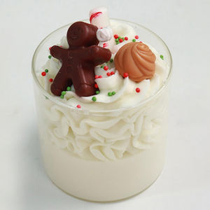 Bougies en forme de dessert bougies décoratives parfumées à la cire de soja bougie créative aromatique de luxe de marque privée pour cadeau de fête de Noël - Product Image 3