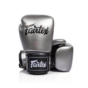 Gants d'entraînement Fairtex en cuir de vachette véritable sur mesure de qualité supérieure pour jeunes et adultes, respirants et anti-humidité - Product Image 1