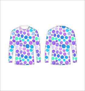 T-shirt à manches longues pour homme, noir, magenta, violet, camouflage, motif octogonal géométrique, col rond, tee-shirt décontracté, streetwear, hauts de sport - Product Image 4
