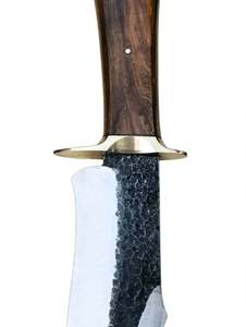 Herramienta de Corte para Exteriores de Acero Forjado a Mano, Resistente, con Mango de Madera y Protector de Latón - Product Image 6