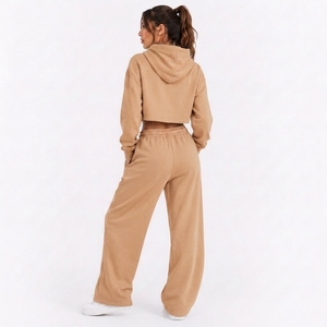 Ensemble décontracté pour femmes, deux pièces, pull doux et pantalon confortable pour les activités quotidiennes décontractées - Product Image 2