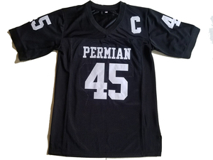 Maillot de football américain personnalisé à col en V, qualité supérieure, manches courtes, grande taille, respirant, anti-humidité, extensible dans quatre directions - Product Image 2