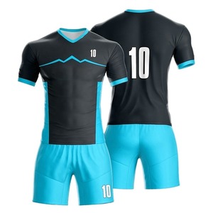 Uniformes de Fútbol Personalizados al Por Mayor, Camisetas Deportivas Unisex de Spandex/Poliéster, Manga Corta, Secado Rápido, con Nombre de Equipo - Product Image 2