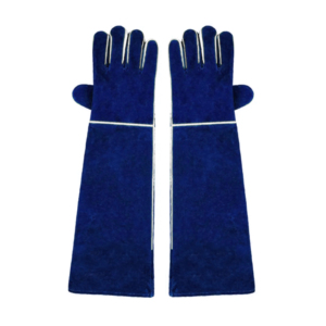 Guantes de Soldador de Cuero Vacuno de Primera Calidad, Guantes de Trabajo de Protección Industrial, Guantes Largos y Resistentes para Soldadura TIG - Product Image 3