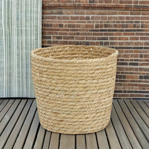 Mayorista ODM Ecológico Seagrass Mimbre Ligero Minimalista Maceta de interior Maceta Única Macetas baratas para el jardín del hogar - Product Image 1