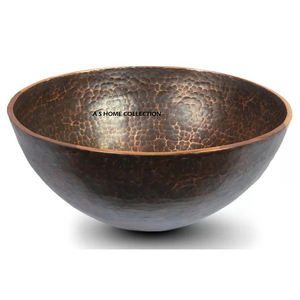 Lavabo de Cobre Moderno de Diseño Atractivo, Rectangular, para Instalar Sobre la Encimera, para Uso en Hogar y Hotel - Product Image 4