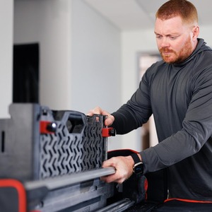 Ceiling Tile Cutting Workstation, Manual Acoustic Tile Cutter for 72 Cut Configurations, Factory-Grade <b>Edge</b> Profiles - Product Image 4