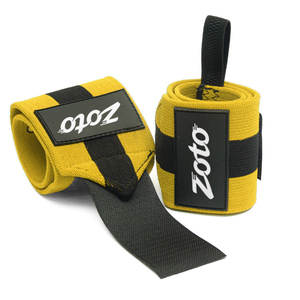 Bandes de poignet élastiques de qualité supérieure pour la musculation, logo personnalisé OEM, sangles de poignet pour la musculation, vente en gros - Product Image 1