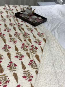 Tela de Algodón Puro Mal Mal 100x100, Material para Edredones con Estampado Floral, Ecológica, Ligera, Suave, para Todas las Estaciones, Tela para Ropa de Cama Razai - Product Image 5
