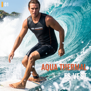 Chaleco Térmico Aropec Aqua de Secado Rápido, Sin Mangas, Superelástico, de Neopreno, para Usar Bajo el Traje de Buceo, Top Térmico para Buceo y Surf, OEM/ODM - Product Image 2
