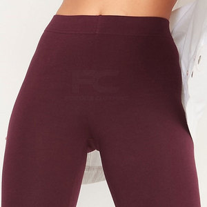 High Quality Wholesale Elastic Waist Hot Sale <b>Yoga</b> <b>Leggings</b> Solid Full Length Quick Dry Latest Design Reasonable Price - Product Image 4