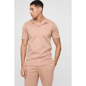 Conjunto de camiseta y pantalones cortos de playa de manga corta, casual, moderno y de alta calidad, de algodón transpirable. - Product Image 6