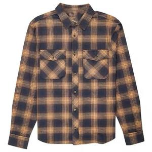Camiseta de Franela Vintage de Manga Larga con Botones, Extra Grande, 100% Algodón, de la Mejor Calidad, Hecha a Medida para Hombre - Product Image 5