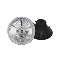 Headlight RHD for Lucas P700 Type 7" Inch Tripod Tri-Bar Headlamps with H4 Halogen Fitting (but Not Bulb)