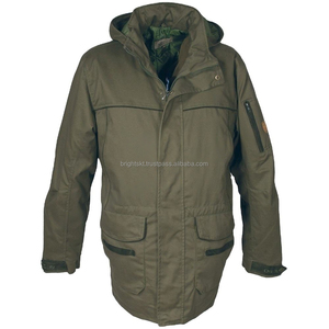 Veste de chasse imperméable pour homme, camouflage, coupe-vent, doublée en polaire, pour l'hiver, pour la chasse en plein air - Product Image 1