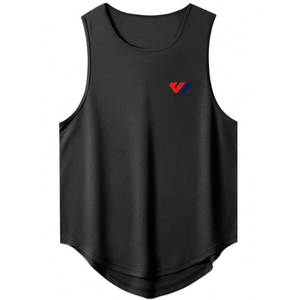Débardeur sans manches en coton côtelé premium pour homme, col rond, respirant, léger, pour le sport, la gym, le fitness, style moderne et décontracté - Product Image 1