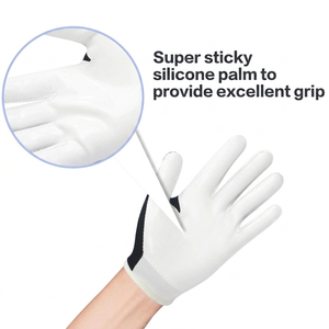Gants de football américain personnalisés en cuir synthétique respirant et antidérapant pour adultes et jeunes, avec poignée de réception et crochet - Product Image 3