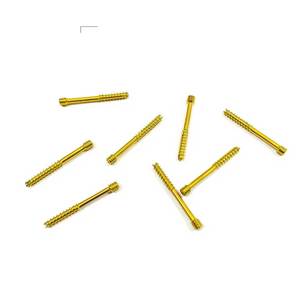 Vis en titane Herbert 4,0 mm, lot de 40 pièces, instruments orthopédiques vétérinaires en acier inoxydable, kit chirurgical de fixation osseuse SURGINEXA - Product Image 1