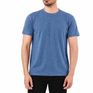 Nueva Llegada, Camiseta de Hombre al por Mayor, Manga Corta, Tejida, 100% Algodón, Transpirable, de Secado Rápido, Cuello Redondo, Personalizada, de Alta Calidad - Product Image 3