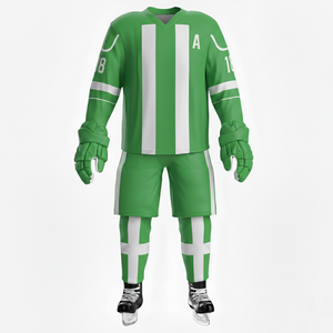 Jersey de Hockey sobre Hielo Transpirable de Alta Calidad, 100% Poliéster, Personalizable con Nombre de Equipo, Unisex, para Todas las Temporadas - Product Image 6