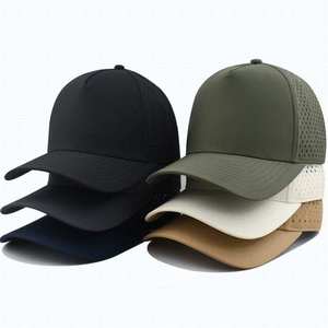 Casquette de baseball personnalisée de haute qualité, respirante et perforée, chapeau décontracté, casquette minimaliste de couleur unie pour usage quotidien, casquette à trous découpés au laser - Product Image 5