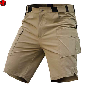 Men's Multicolor Cargo Shorts with Pockets Solid Color Casual Summer Outdoor Sports Beach Fishing Shorts Mid Waist - Product Image 3
