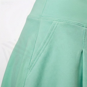 Women's Mint Green Pleated A-Line Mini <b>Skirt</b> <b>Elastic</b> Waist Breathable Sporty Style Solid Color All Seasons Wear - Product Image 5