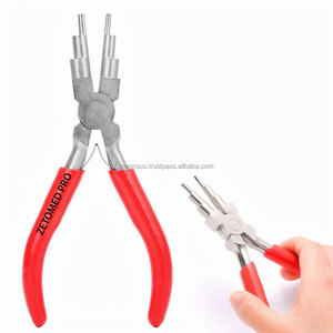 Alicates de Punta Curva Multiusos ZETOMED PRO de Acero al Carbono de Alta Calidad para Fabricación de Joyería y Anillos - Product Image 1