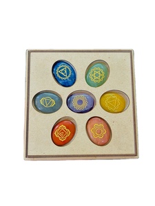 Bán Buôn Chất Lượng Cao 7 <span class=keywords><strong>Chakra</strong></span> Thạch Anh <span class=keywords><strong>Reiki</strong></span> Healing Set Với Phong Thủy Tình Yêu Đánh Bóng Tùy Chỉnh Hộp Cho Trang Trí Nội Thất - Product Image 3