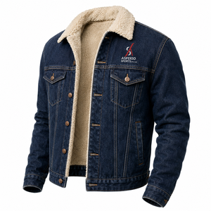 Premium Quality <b>Men</b> <b>Denim</b> <b>Jacket</b> Spring Breathable Waterproof Button Front Long Sleeves Chest Pockets Comfortable Everyday - Product Image 1